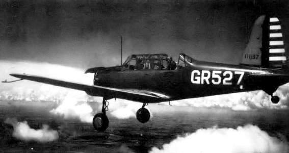 Greenville Army Airfield - Vultee BT-13 i41-11397 in Flight