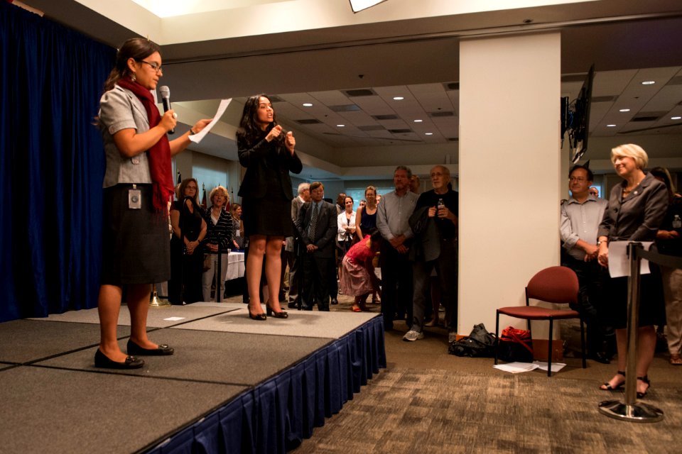 Formal Swearing in Ceremony of Carrie Hessler-Radelet June 25, 2014 (14334357538)