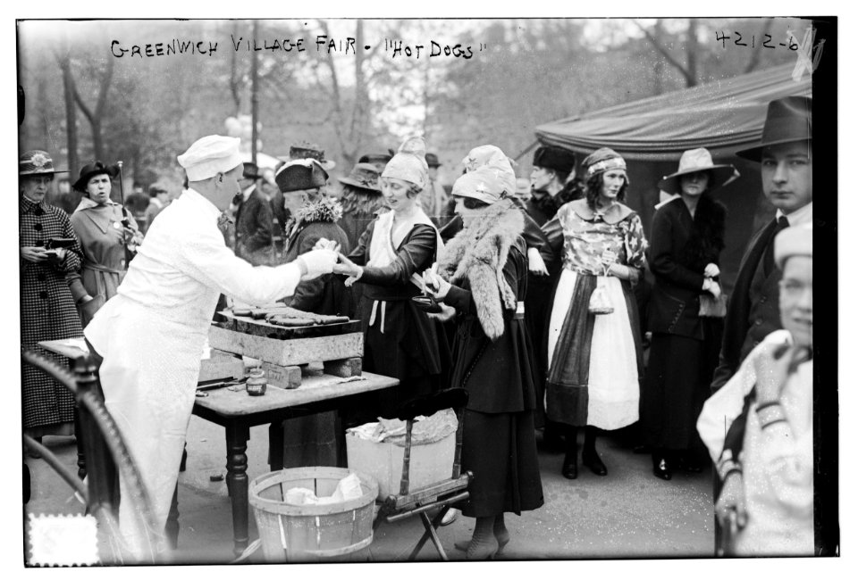 Greenwich Village Fair Hot Dogs LCCN2014704588