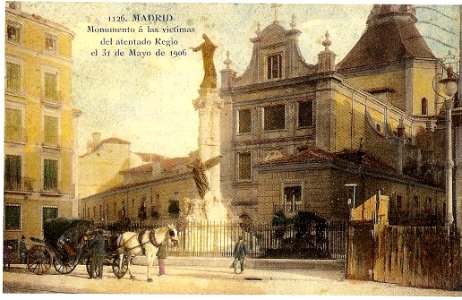 Former Monument to victims of the attack of May 31, 1906 against Alfonso XIII