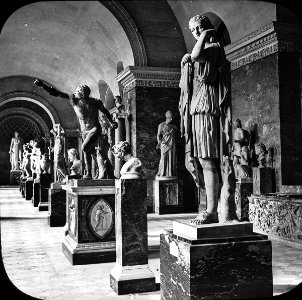 Former organization of the Greek antiquities rooms of the Louvre museum