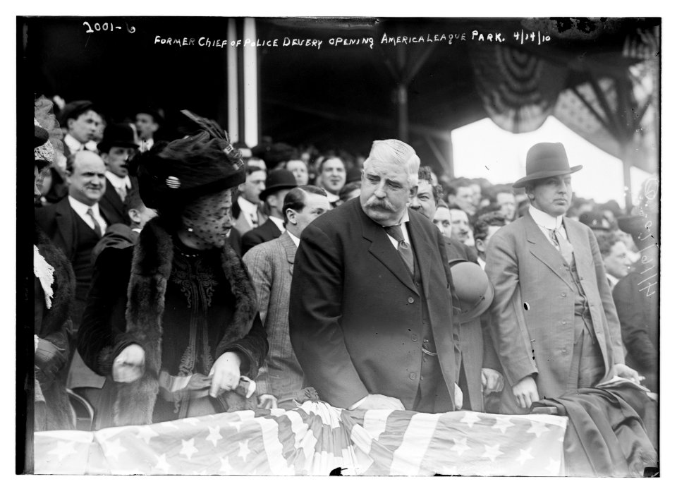 Former Police Chief Devry opening American League Park LCCN2014687906