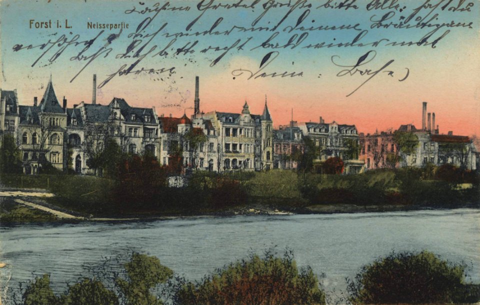 Forst (Lausitz), Brandenburg - Neissepartie (Zeno Ansichtskarten)