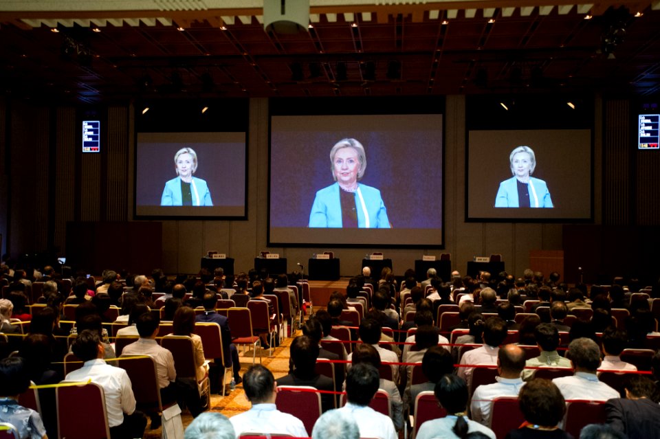 Former Secretary of State Clinton’s Video Message at WAW! Tokyo - Flickr - East Asia and Pacific Media Hub