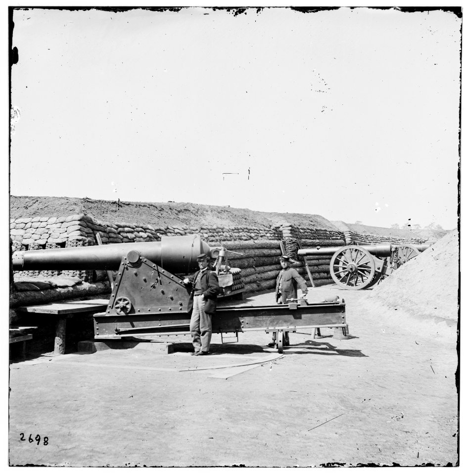 Fort Brady, James River, showing part of battery LOC cwpb.02196