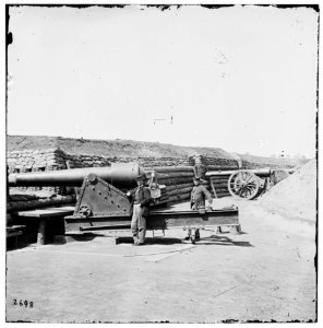 Fort Brady, James River, showing part of battery LOC cwpb.02196