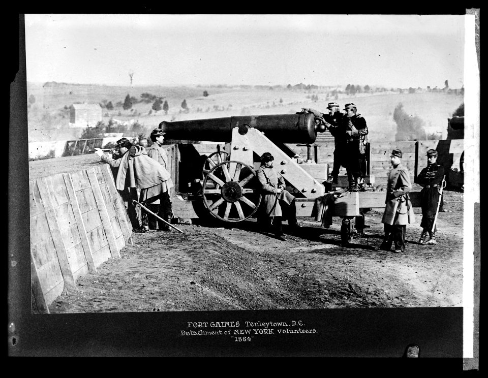 Fort Gaines, Tenleytown, D.C., detachment of New York Volunteers, 1864 LCCN2016852502
