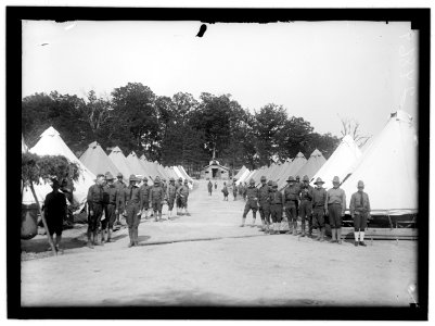 FORT HUMPHRIES. ARMY POST IN VIRGINIA. TENT ENCAMPMENT. LCCN2016869302