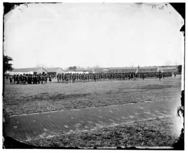 Fort Monroe, Va. 3d Pennsylvania Heavy Artillery on parade LOC cwpb.03674
