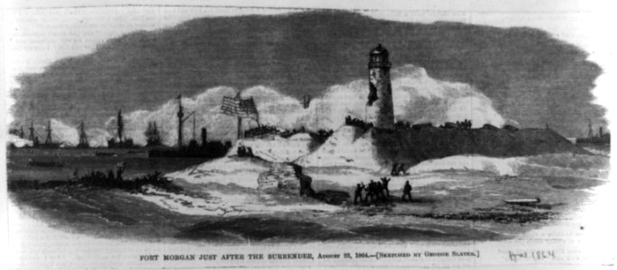 Fort Morgan just after the surrender, August 23, 1864 LCCN2002716618