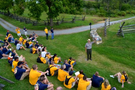 Fort Meade chiefs tour Antietam National Battlefield 140830-N-ZI955-063