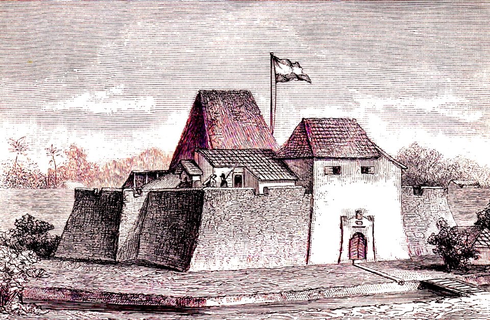 Fort Oldebarneveld te Batjan, Molukken