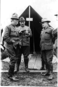 Fort Sam Houston, Tex., 1911-1912- General Wm. H. Carter, Col. Ladd, & Col. Daniel E. McCarthy LCCN2006677818