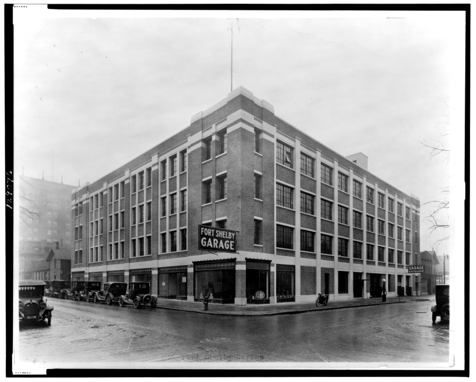 Fort Shelby garage LCCN2001701769