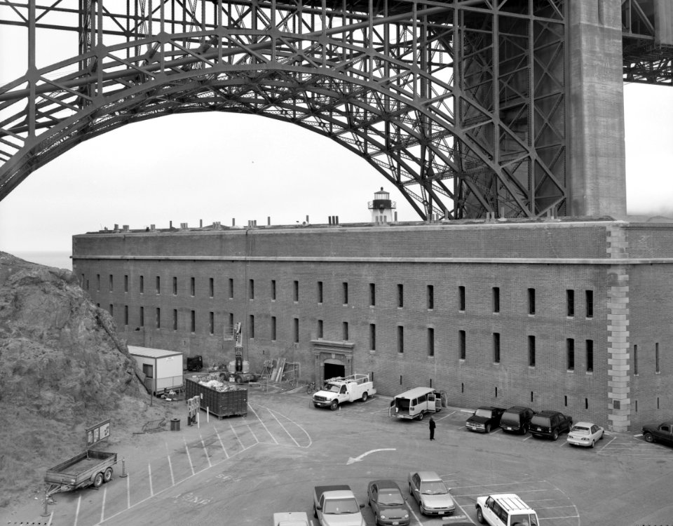 Fort Point and bridge trusses