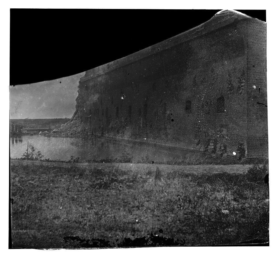 Fort Pulaski, Georgia. Front view LOC cwpb.00773