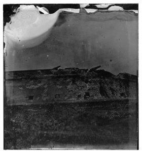 Fort Pulaski, Georgia. View of the breach LOC cwpb.00784