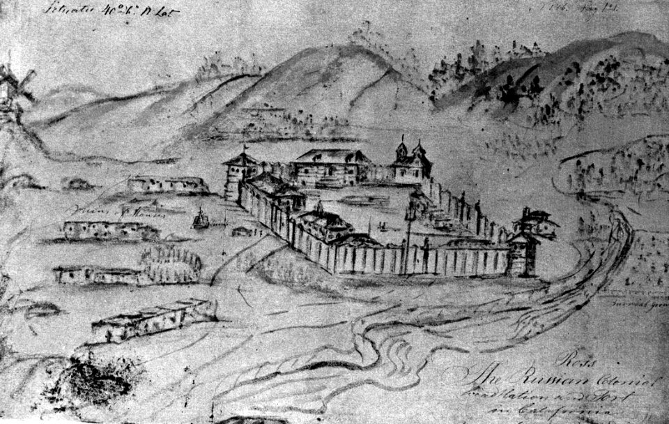 Fort Ross California 1843