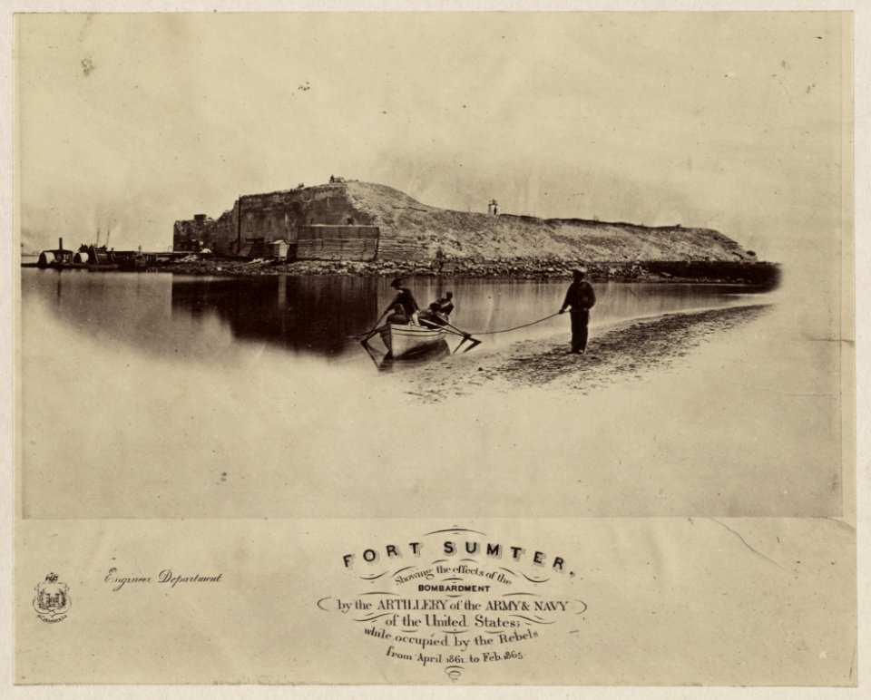 Fort Sumter, showing the effects of the bombardment by the artillery of the Army & Navy of the United States; while occupied by the rebels from April, 1861 to Feb., 1865 LCCN2014646442