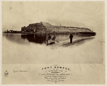 Fort Sumter, showing the effects of the bombardment by the artillery of the Army & Navy of the United States; while occupied by the rebels from April, 1861 to Feb., 1865 LCCN2014646442