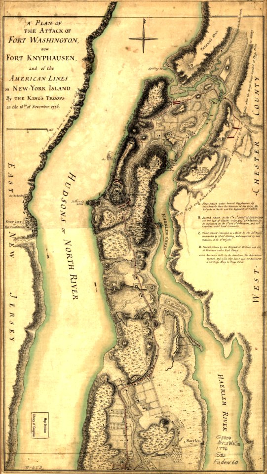 Fort Washington on the Hudson River, LOC