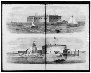 Fort Sumter and Castle Pinckney, Charleston Harbor, South Carolina LCCN94508980