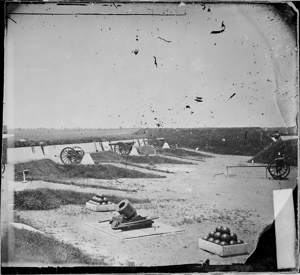 Fort, interior view - NARA - 530324