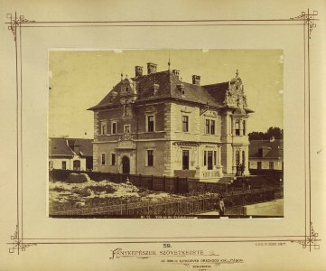 Andrássy út 126. Weninger-villa, 1876 körül - Budapest, Fortepan 82118 photo