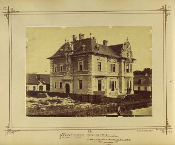 Andrássy út 126. Weninger-villa, 1876 körül - Budapest, Fortepan 82118