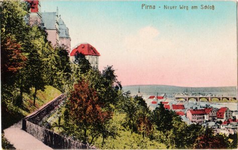 Fortaleza Sonnenstein bella época Pirna