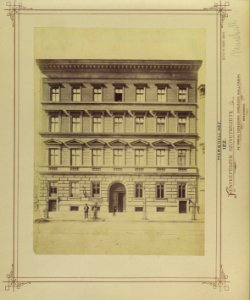 Bajcsy-Zsilinszky út (Váci körút) 72., Marshall-ház, 1874 körül - Budapest, Fortepan 82187 photo