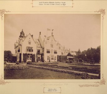 Bogát, a Festetics-kastély parkja. 1895-1899 között. Szombathely. - Fortepan 83554 photo