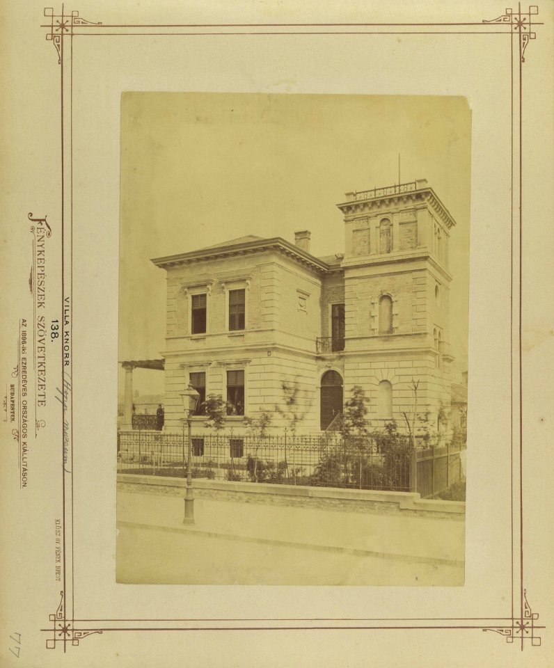 Andrássy (Sugár) út 103., Knorr-villa, ma a Hopp Ferenc Kelet-ázsiai Művészeti Múzeum található benne. - Budapest, Fortepan 82206