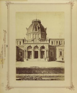 Budapest, Margit-sziget. A Margit fürdő bejárata, 1876 körül. Fortepan 82147 photo