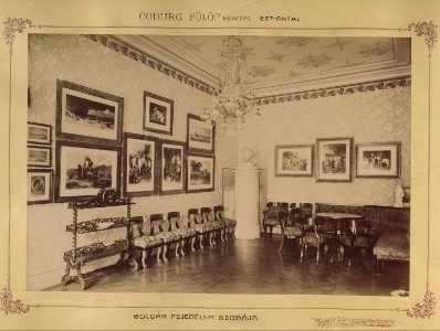 Besztercebányai kerület, Szentantal, Coburg Fülöp herceg kastélya, a bolgár fejedelem szobája. 1895-1899 között. - Fortepan 83369 photo