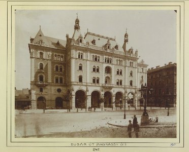 Andrássy (Sugár) út 25., Drechsler-palota. 1884-1890 között - Budapest, Fortepan 82314 photo