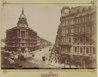 Bajcsy-Zsilinszky út (Váci körút) - Andrássy út sarok, balra a Foncière-palota. - Budapest, Fortepan 82558 photo
