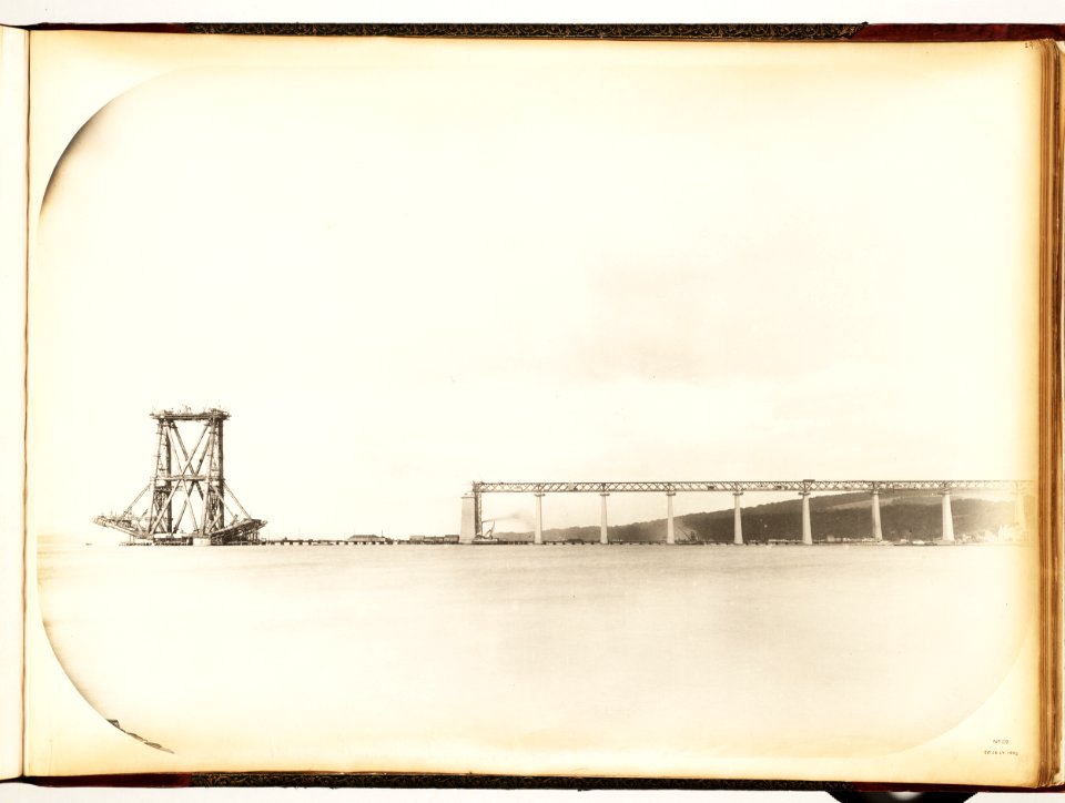 Forth Bridge - Queensferry cantilever and eight spans of approach viaduct