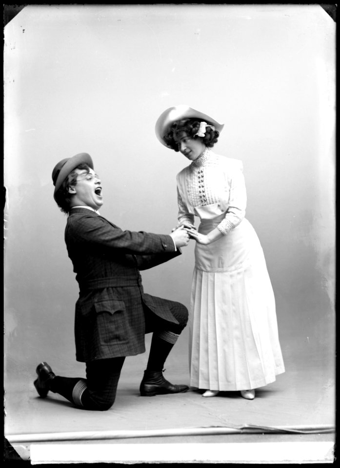 Fortunas gunstling, Oscarsteatern 1909. Rollporträtt - SMV - GF017