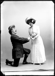 Fortunas gunstling, Oscarsteatern 1909. Rollporträtt - SMV - GF017