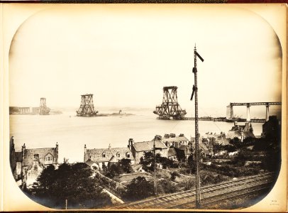 Forth Bridge - General view from the high ground situated S.W. of South Queensferry
