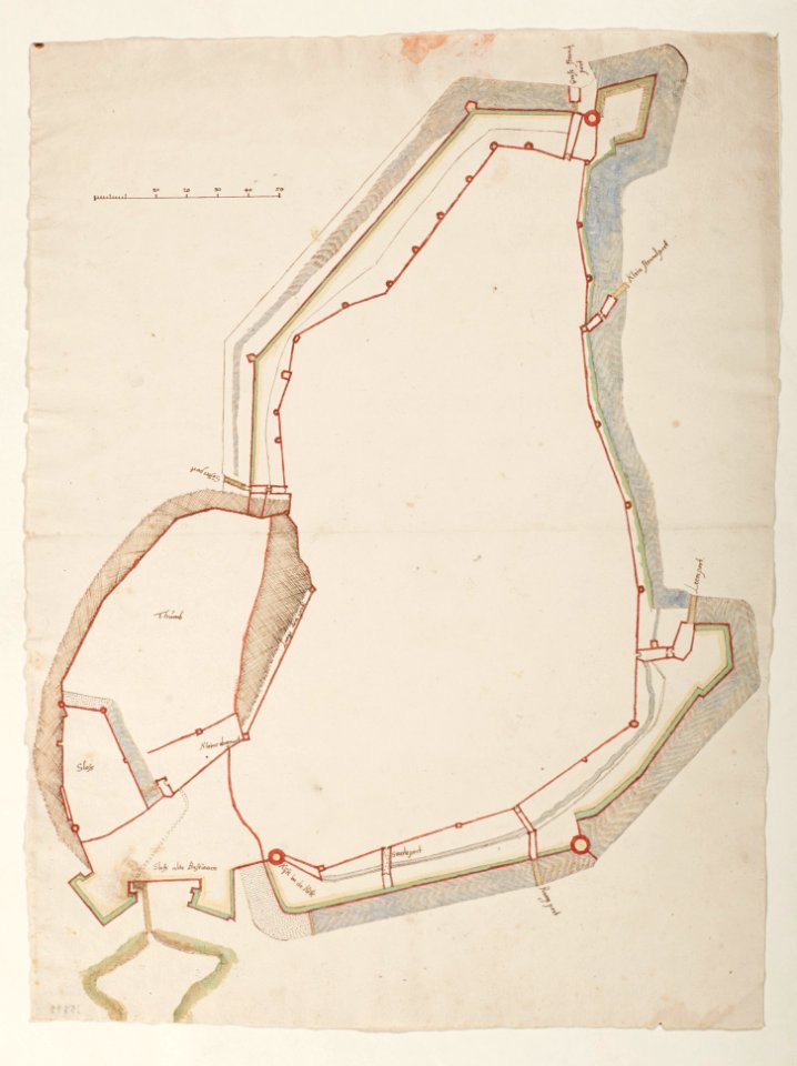 Fortifikationskarta över Reval (Tallin), Estland - Skoklosters slott - 98068