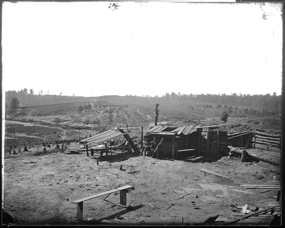 Fortifications in front of Atlanta, Ga., 1864 - NARA - 524959