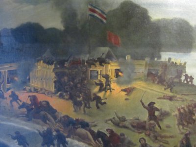 Fortino, Lorenzo - Combate de la Angostura -detalle