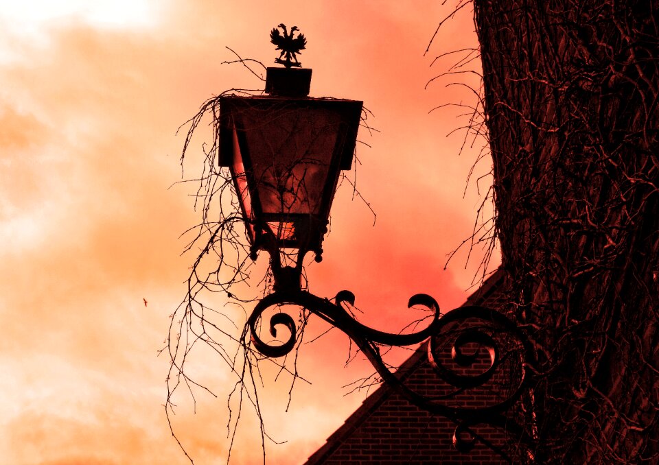 Wall lighting mount wrought iron