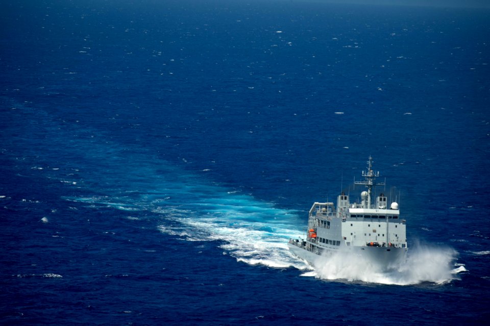 Forty Ships and Submarines Steam in Close Formation During RIMPAC - Chang Dao (867) 160728-N-SI773-2743