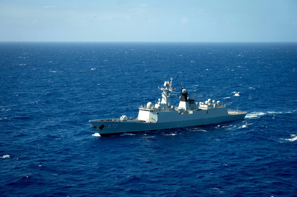 Forty Ships and Submarines Steam in Close Formation During RIMPAC - Hengshui (572) 160728-N-SI773-1974
