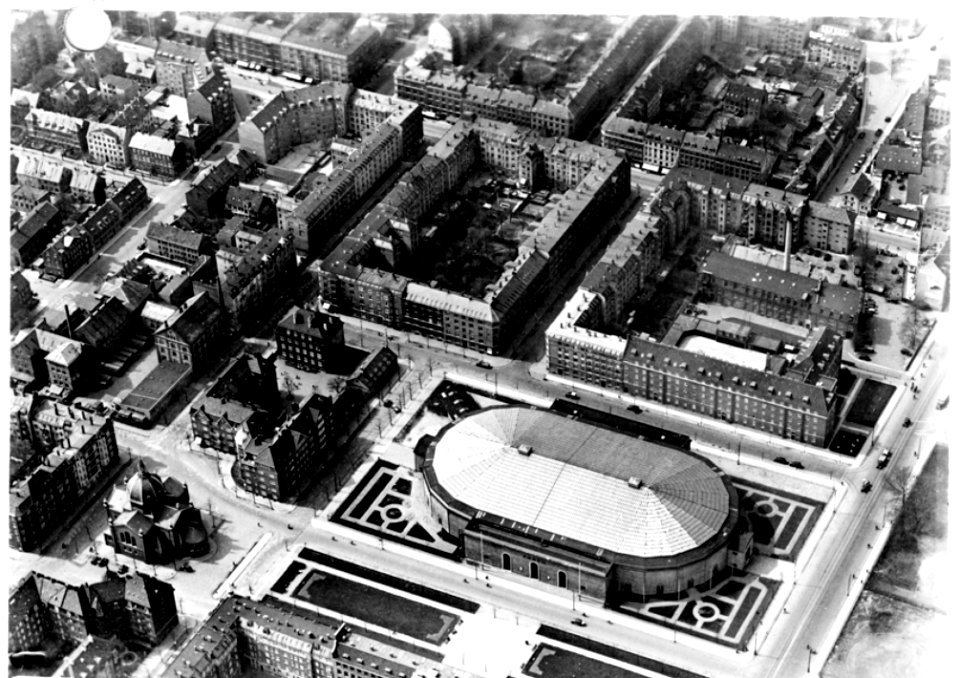 Forum and Julius Thomsens Plads aerial