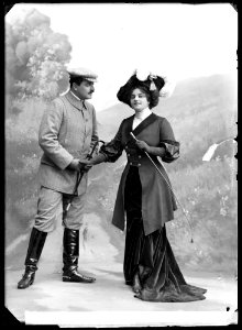 Fortunas gunstling, Oscarsteatern 1909. Rollporträtt - SMV - GB003