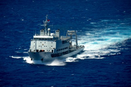 Forty Ships and Submarines Steam in Close Formation During RIMPAC - Chang Dao (867) 160728-N-SI773-2752